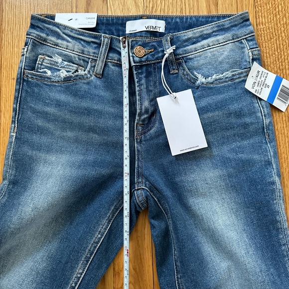 VERVET By Flying Monkey Mid Rise Carlene Straight Jeans - Picture 11 of 11